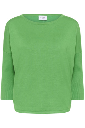 A2561, MilaSZ R-Neck Pullover Greenbriar - 30500003