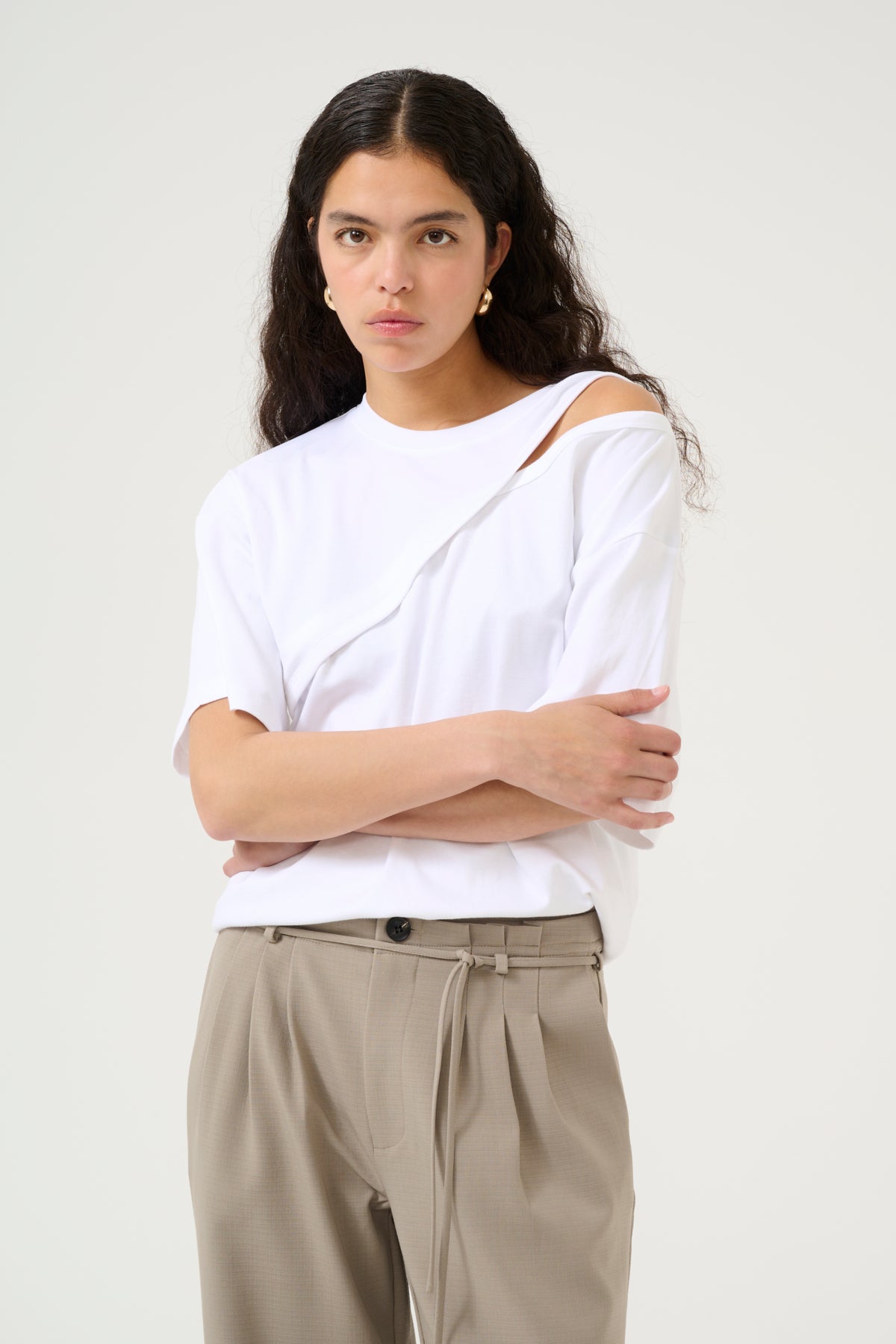 KBRenee Hole Tee Bright White - 10105370