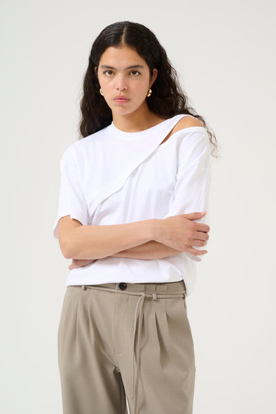 KBRenee Hole Tee Bright White - 10105370 Thumbnail