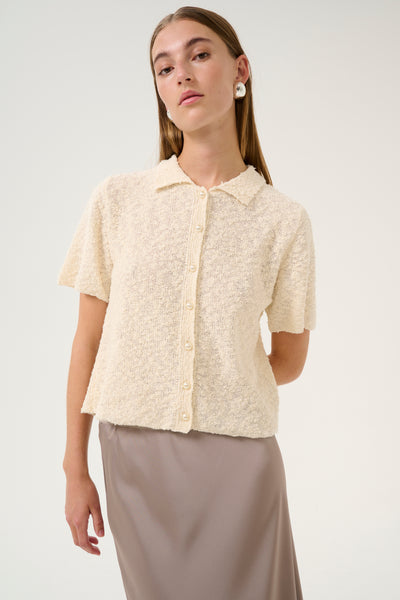 KBUnice Cardigan Egret - 10105375 Thumbnail