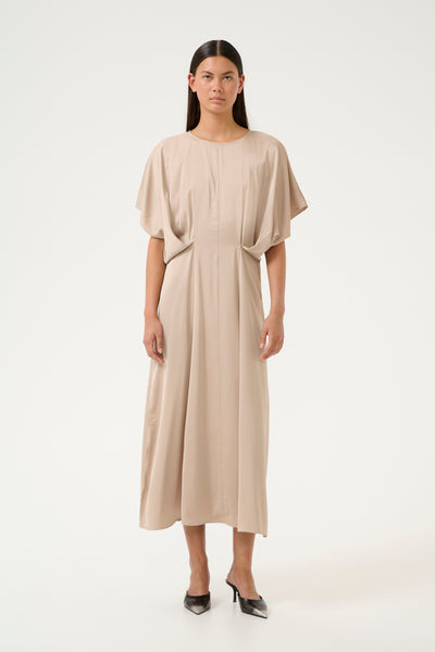 KBThorun Oline Dress Simply Taupe - 10105462 Thumbnail