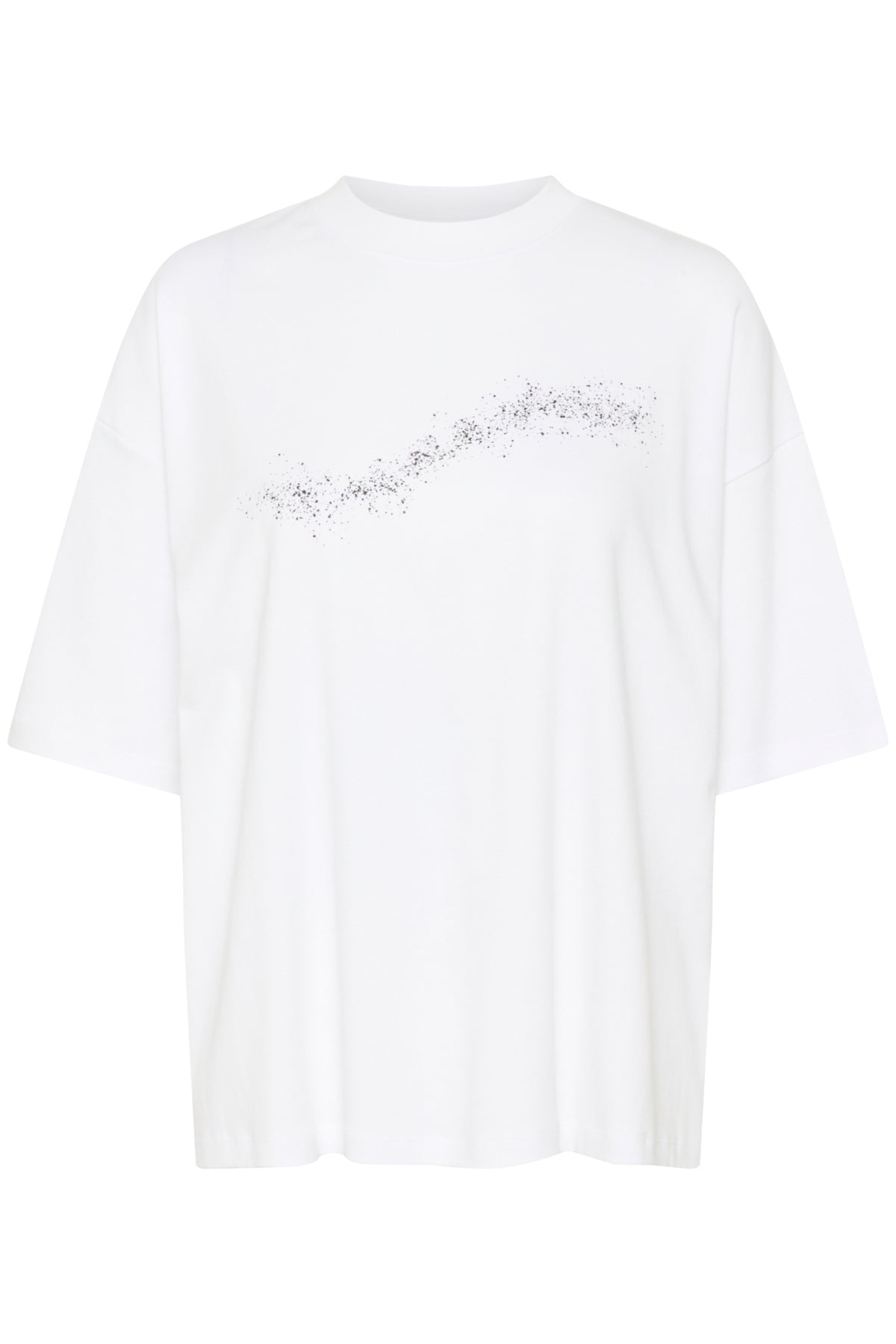 KBVigdis Tee Vigdis print - bright white - 10105507