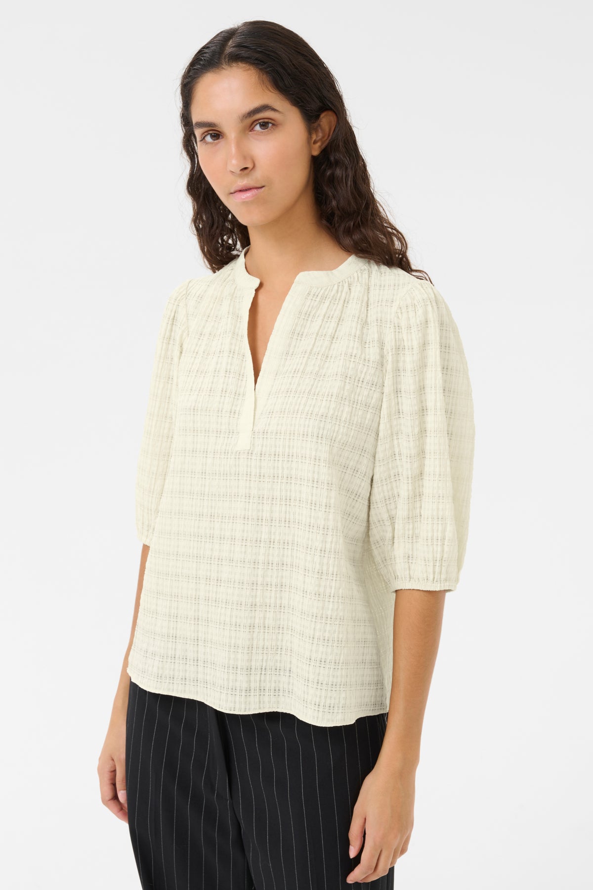 KBAyo Blouse Egret - 10105534