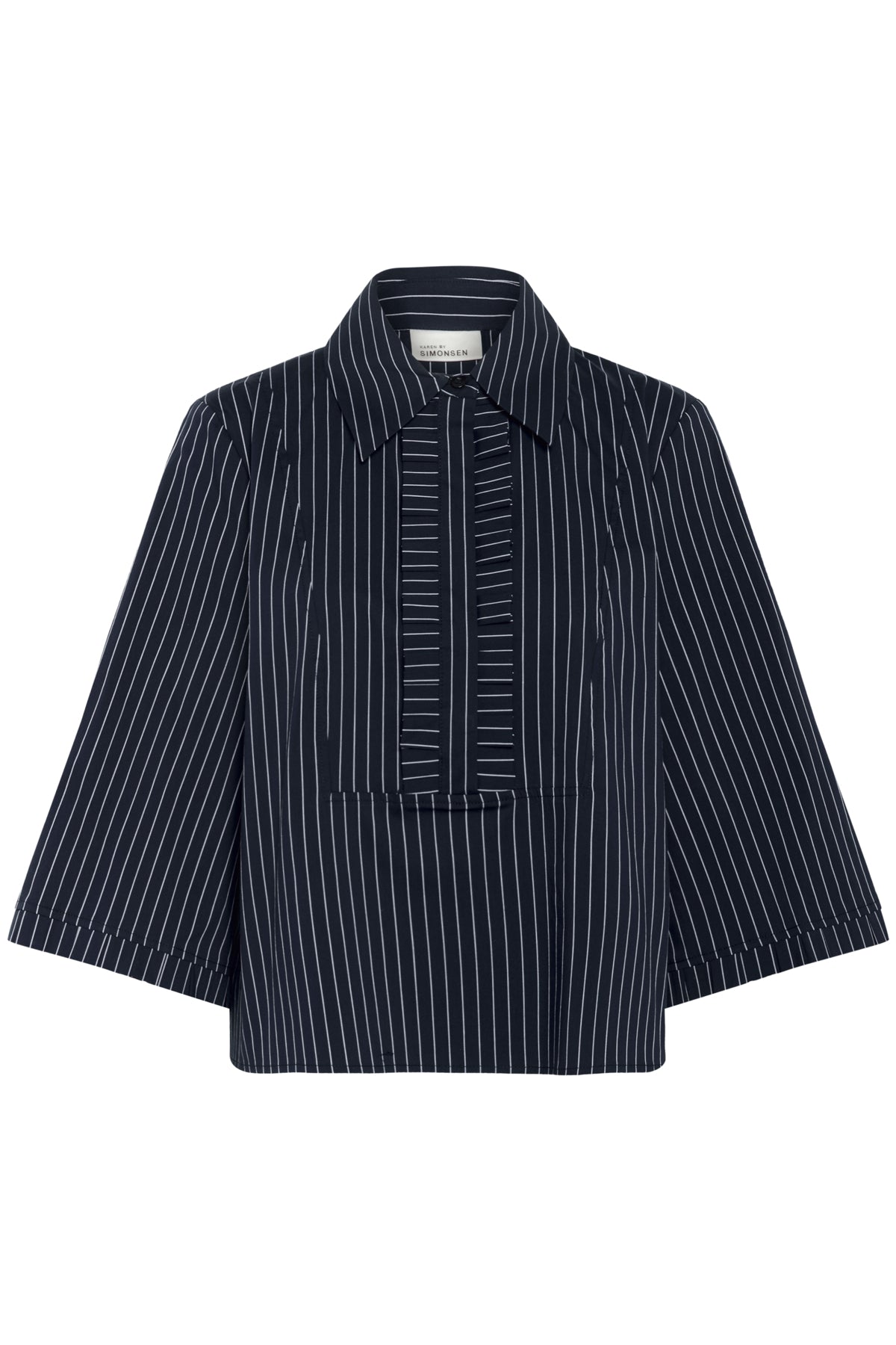 KBAmy Silke Blouse Inkwell stripe - 10105536