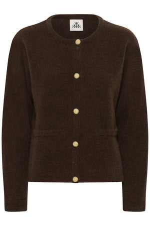 KBZelda Round neck Cardigan Bracken - 10105602