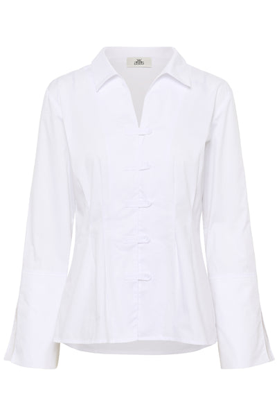 KBBrianna Shirt Bright White - 10105623 Thumbnail
