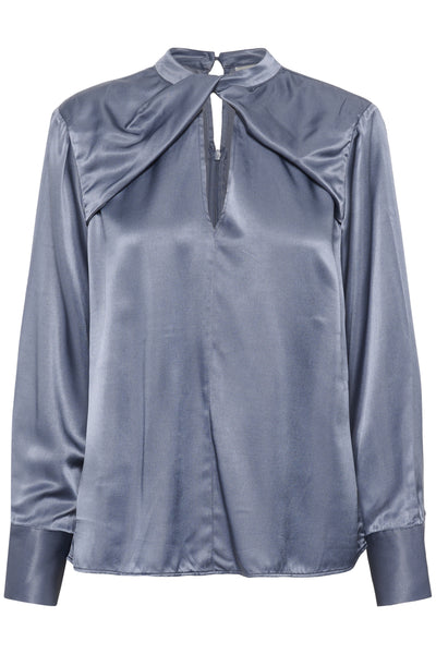 KBBlanca Drapey Shirt Folkstone Gray - 10105631 Thumbnail