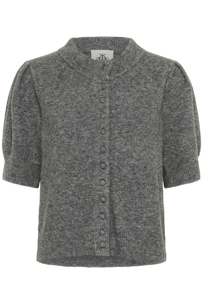 KBBrona Noabelle Cardigan Medium Grey Melange - 10105684 Thumbnail