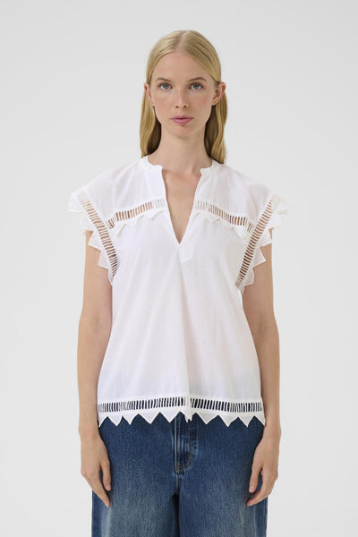 KBOmmi Shirt Top Bright White - 10105687 Thumbnail