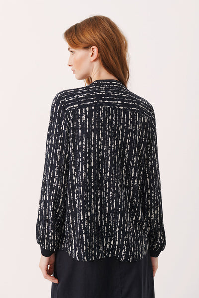Tonnie BL Dark Navy texture Line - 30304923 Thumbnail