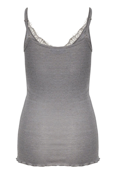MayaSZ Strap Top Mist Grey Melange - 30511970 Thumbnail