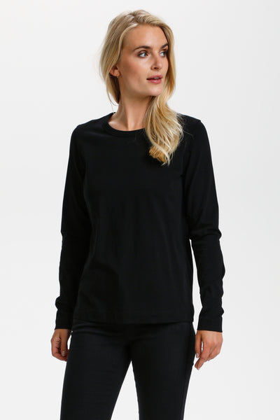 KAmarin LS T-shirt Black deep - 10505902 Thumbnail