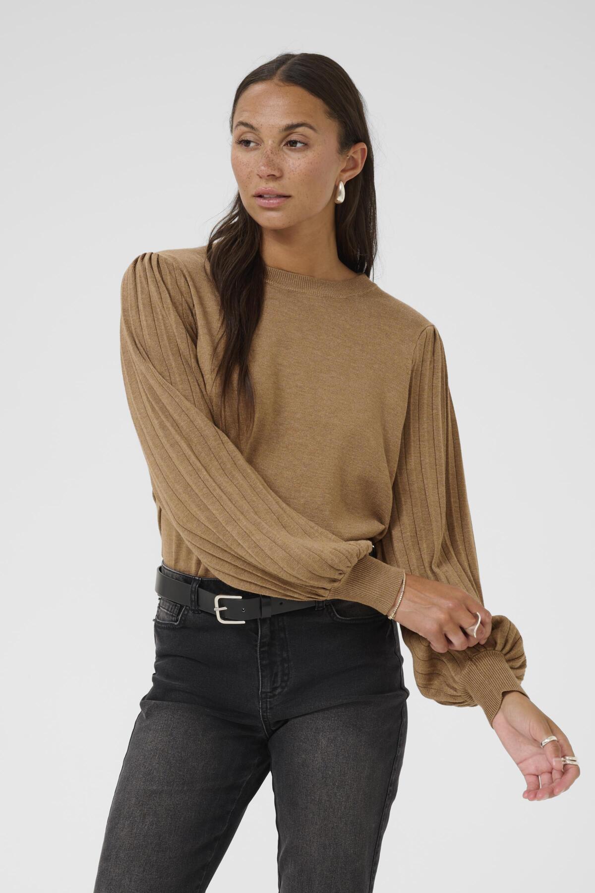 KAlone Knit Pullover Toasted Coconut Melange - 10507905