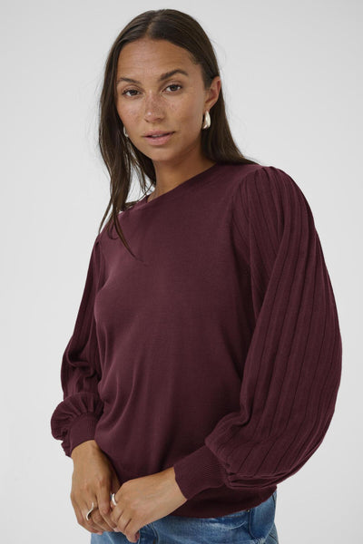 KAlone Knit Pullover Windsor Wine - 10507905 Thumbnail