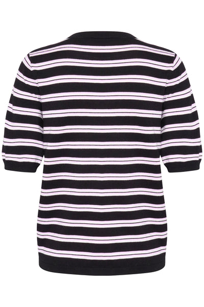 KAlizza Striped Knit Black - Pink/Chalk Stripe Thumbnail
