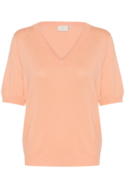 KAlizza V-neck Pullover Peach Nectar - 10508412 Thumbnail