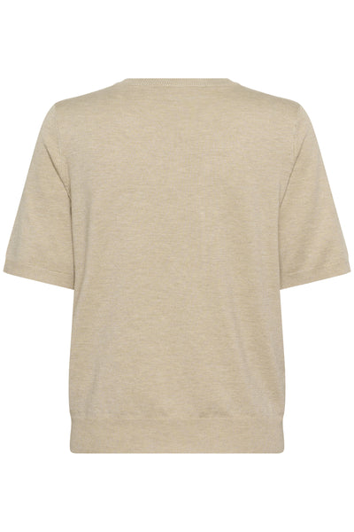 KAlizza V-neck Pullover Feather Gray Melange - 10508412 Thumbnail