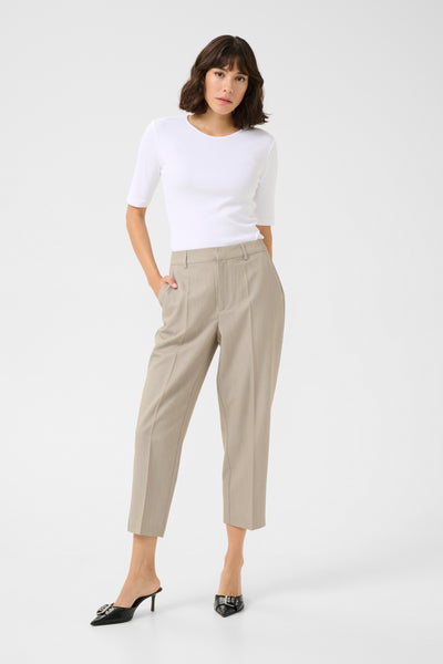 KAsakura Cropped Zipper pants Elephant Skin - 10508781 Thumbnail