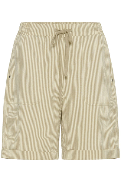 KAnaya Striped Shorts Chincilla / White stripe - 10509008 Thumbnail