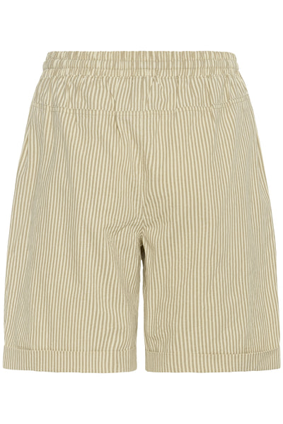 KAnaya Striped Shorts Chincilla / White stripe - 10509008 Thumbnail