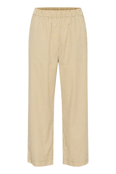 KAnaya Striped Culotte Pants Chincilla / White stripe - 10509009 Thumbnail