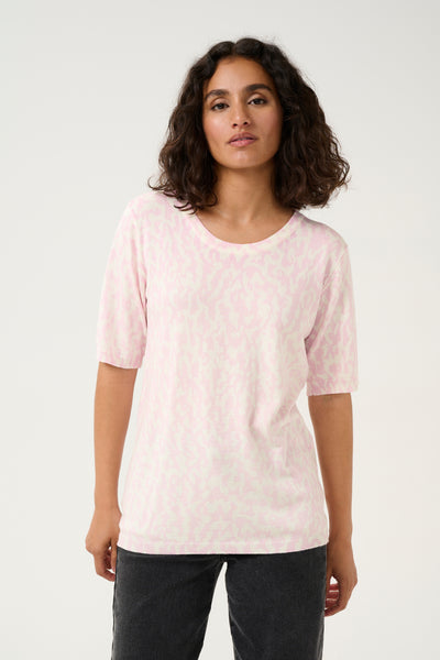 KAliz Pullover Pink/Chalk Graphic Print Thumbnail