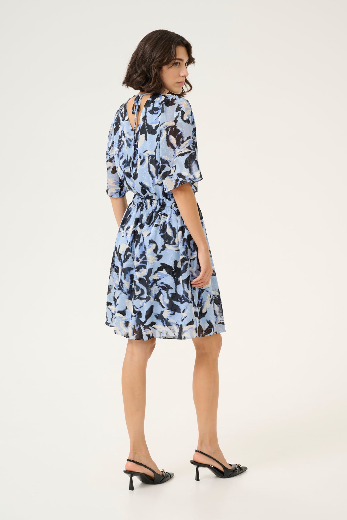 KAelina Dress Blue Flower Print - 10509571