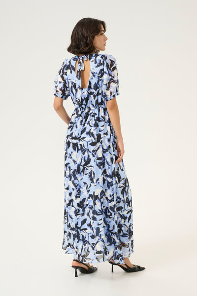 KAelina Maxi Dress Blue Flower Print - 10509573 Thumbnail