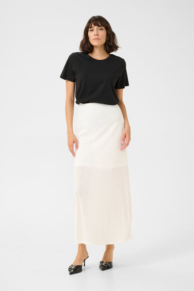KAgerit Jersey Skirt Chalk - 10509588 Thumbnail