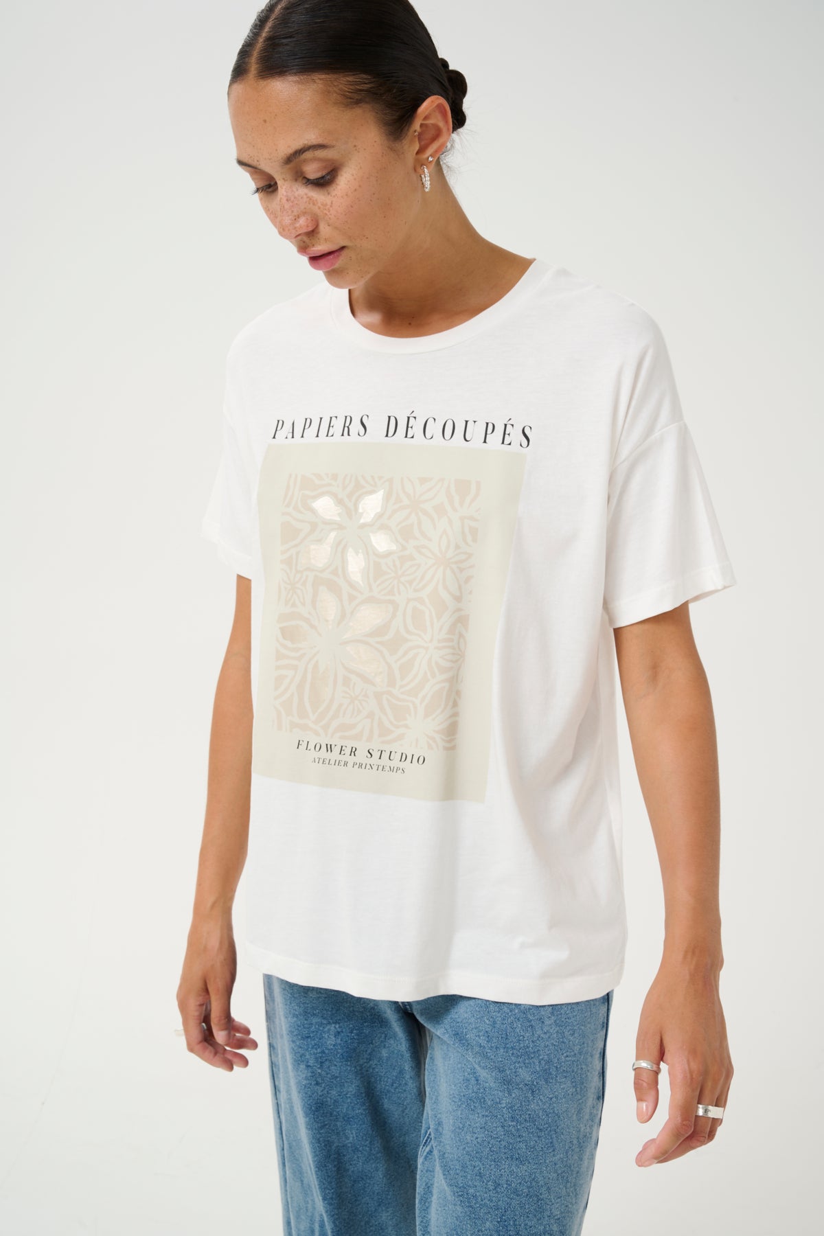 KAfin T-Shirt Chalk - 10509598