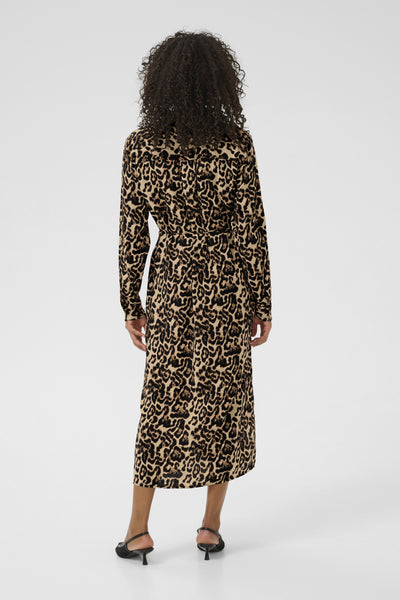KAhannah Dress Naturel Leopard Print - 10509605 Thumbnail