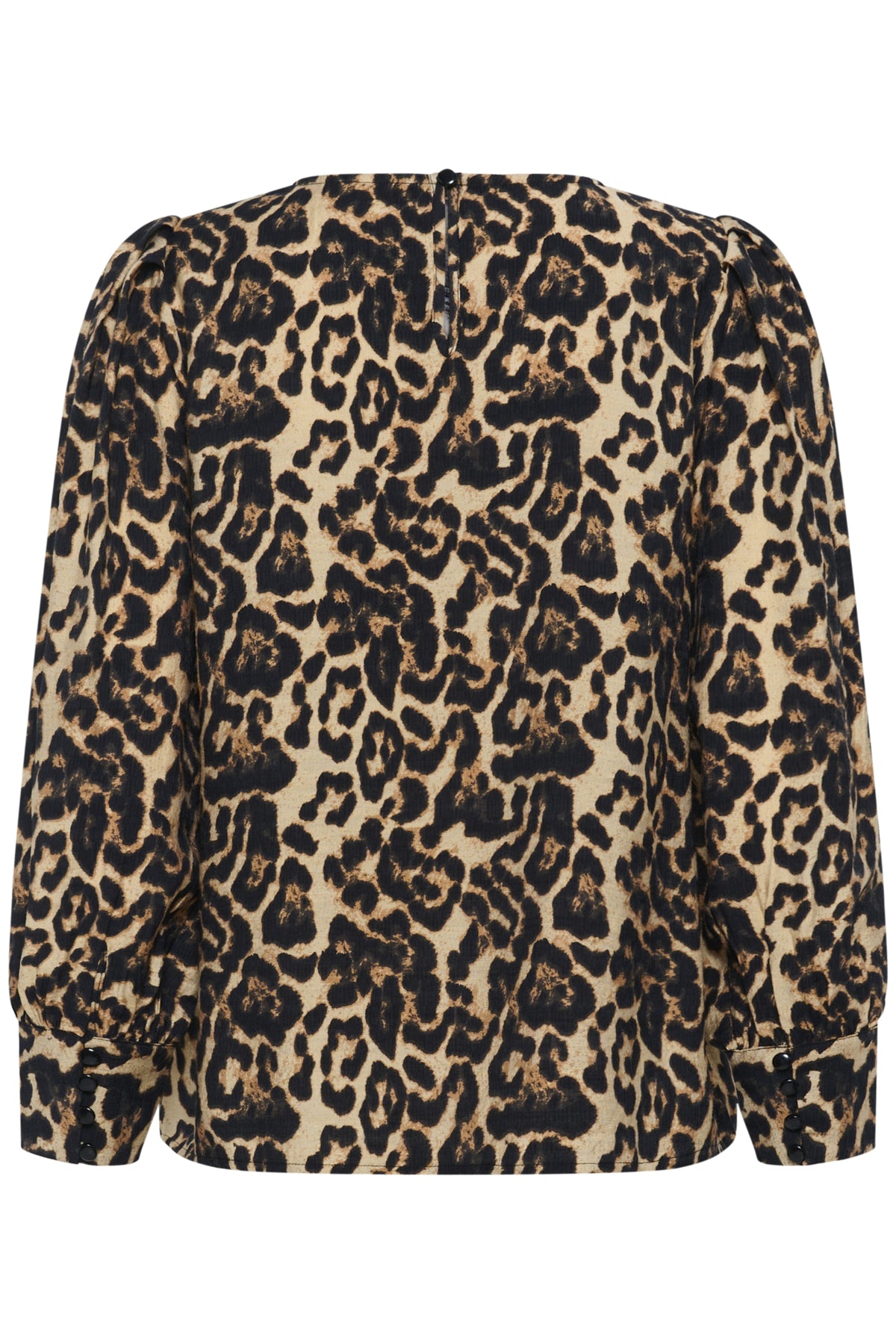 KAhannah Blouse Naturel Leopard Print - 10509607