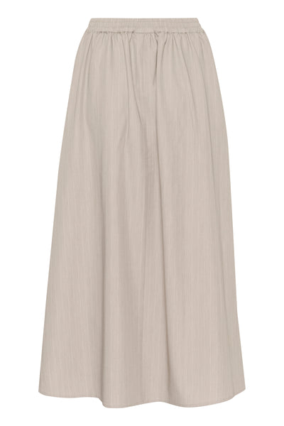 KAesther Skirt Feather Gray Melange Pinstripe - 10509644 Thumbnail