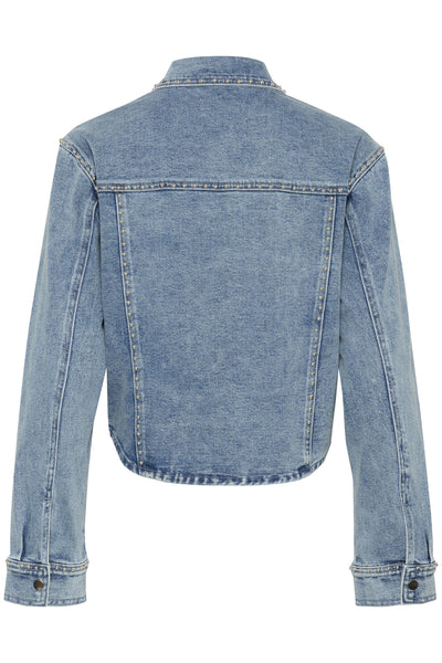 KAdorina Denim Shirt Washed Blue Denim - 10509685 Thumbnail