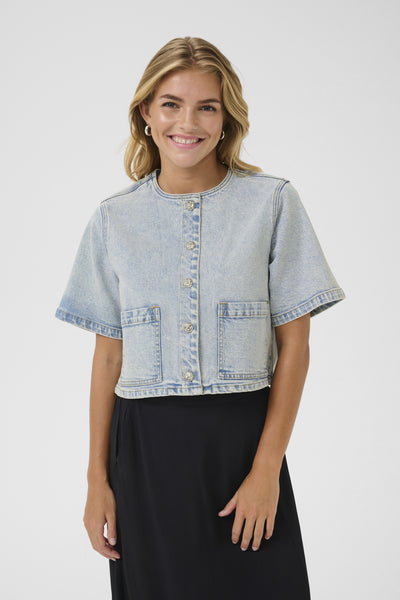 KAmaja Denim Jacket Light Blue Denim - 10509716 Thumbnail