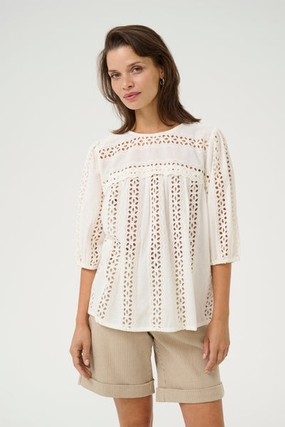 KArandy Blouse Chalk - 10509727 Thumbnail