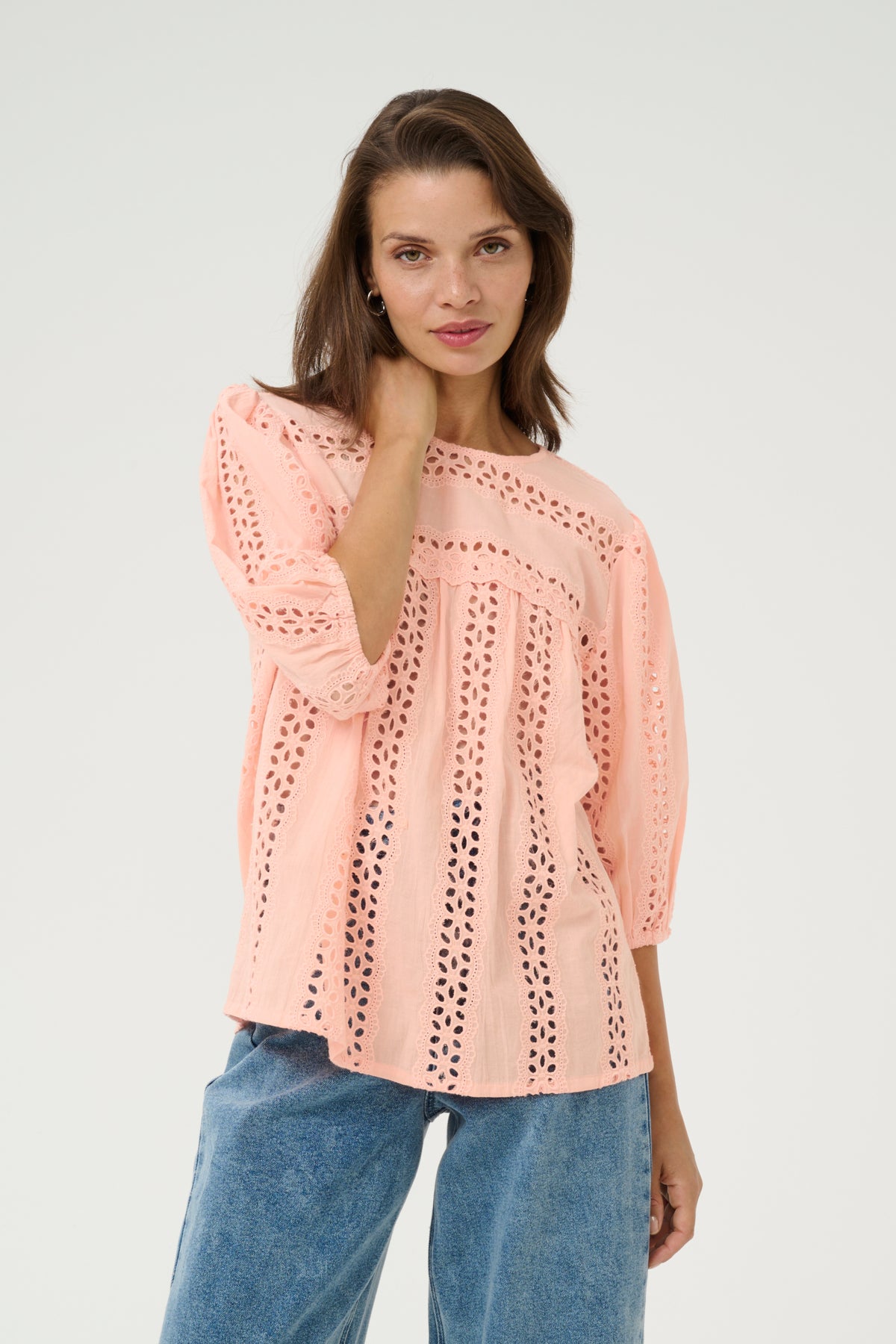 KArandy Blouse Peach Nectar - 10509727