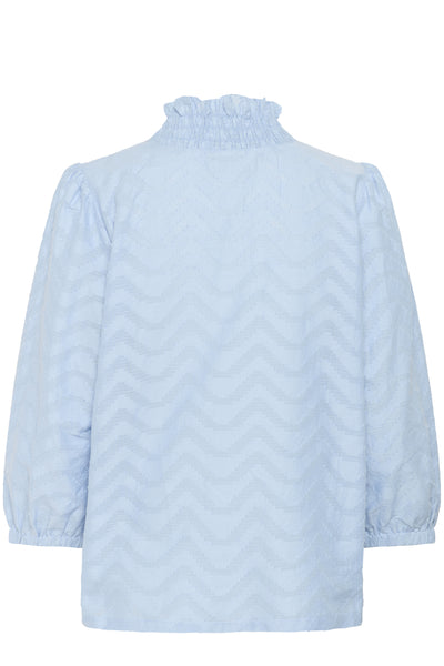 KAvictoria Blouse Soft Chambray - 10509753 Thumbnail