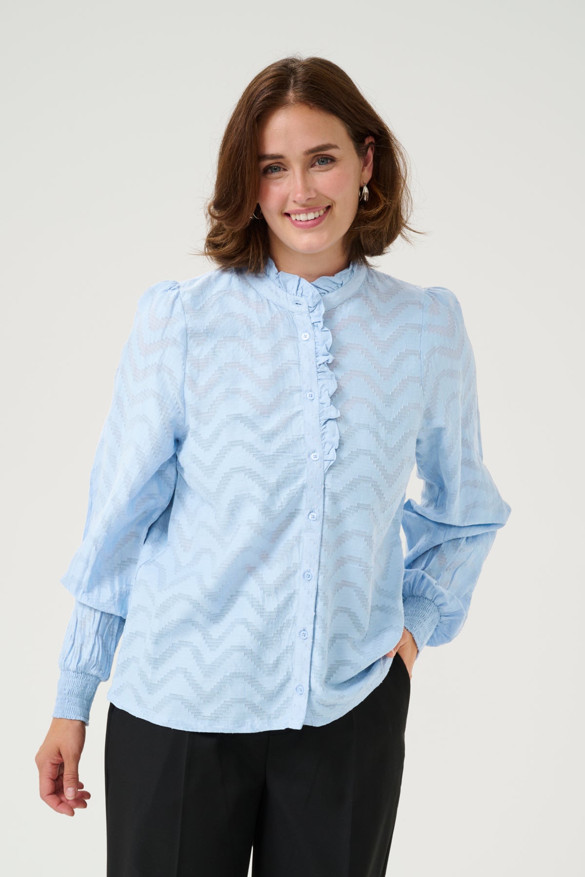 KAvictoria Shirt Soft Chambray - 10509757