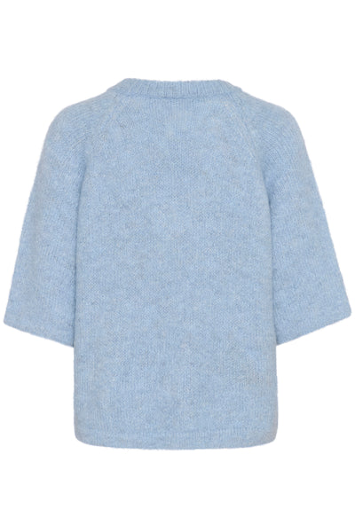 KAemilie V-neck Pullover Soft Chambray - 10509767 Thumbnail