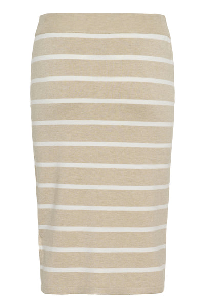 KAlizza Knit Skirt Feather Grey Mel./Chalk Stripe Thumbnail