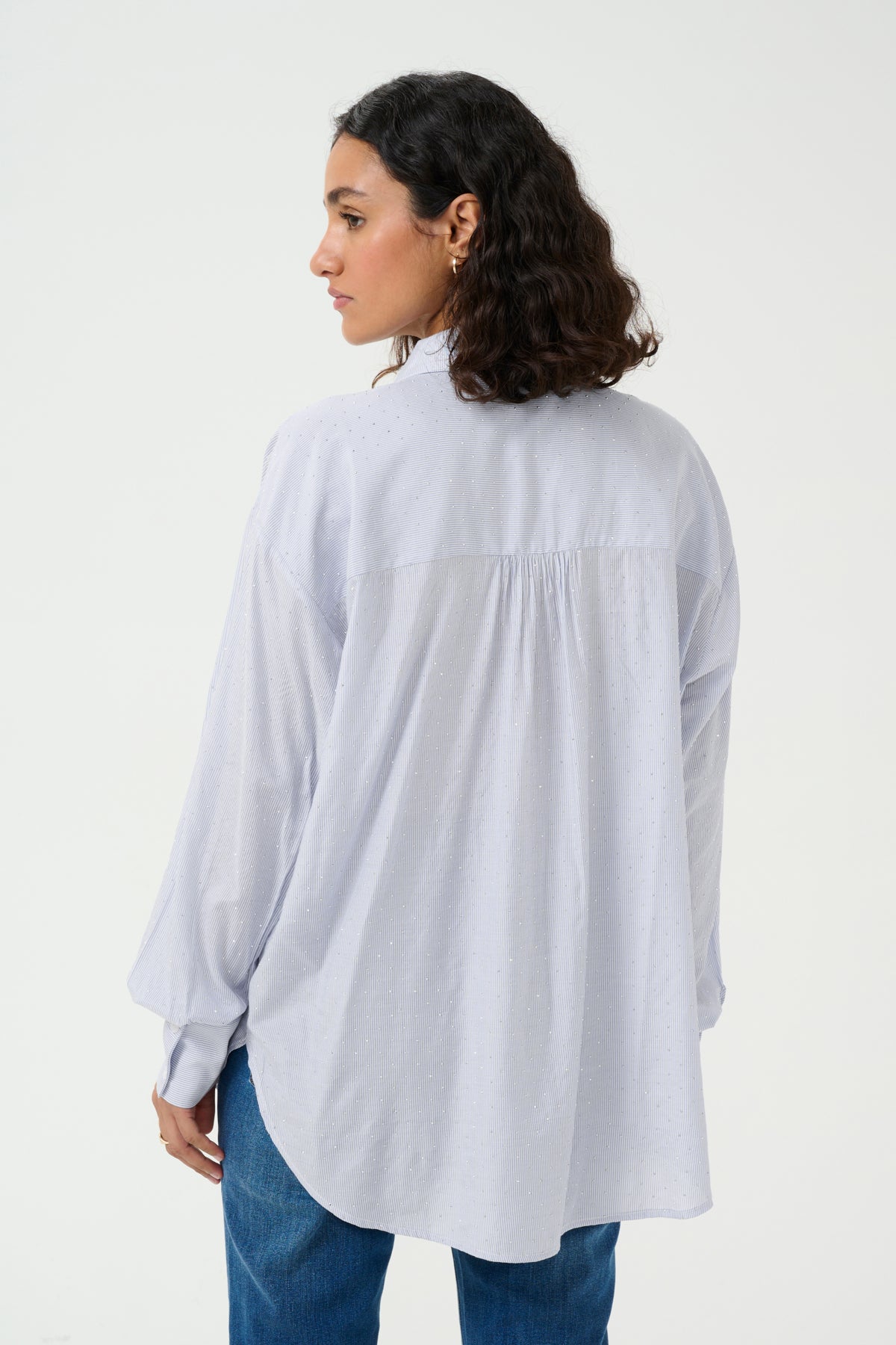 KAmilena Shirt Blue/White Stripe - 10509799