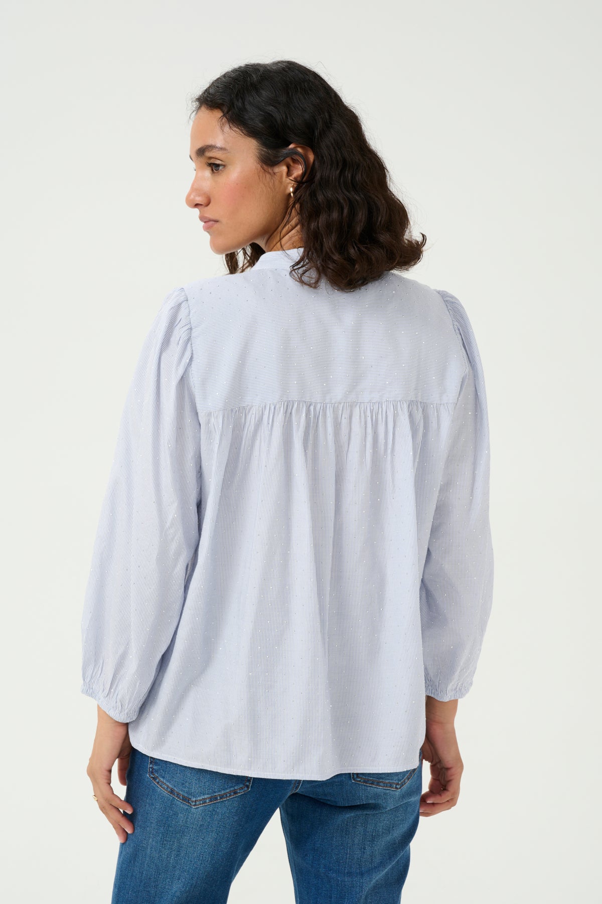 KAmilena Blouse Blue/White Stripe - 10509810