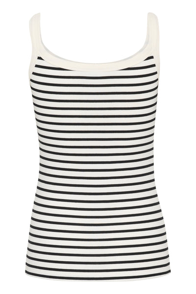 KAliddy Tank Top Chalk/Black Stripe - 10509814 Thumbnail