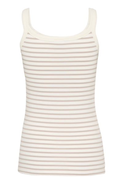 KAliddy Tank Top Chalk/Feather Gray Stripe - 10509814 Thumbnail