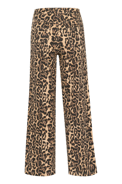 KAleonora Jeans Naturel Leopard Print - 10509818 Thumbnail