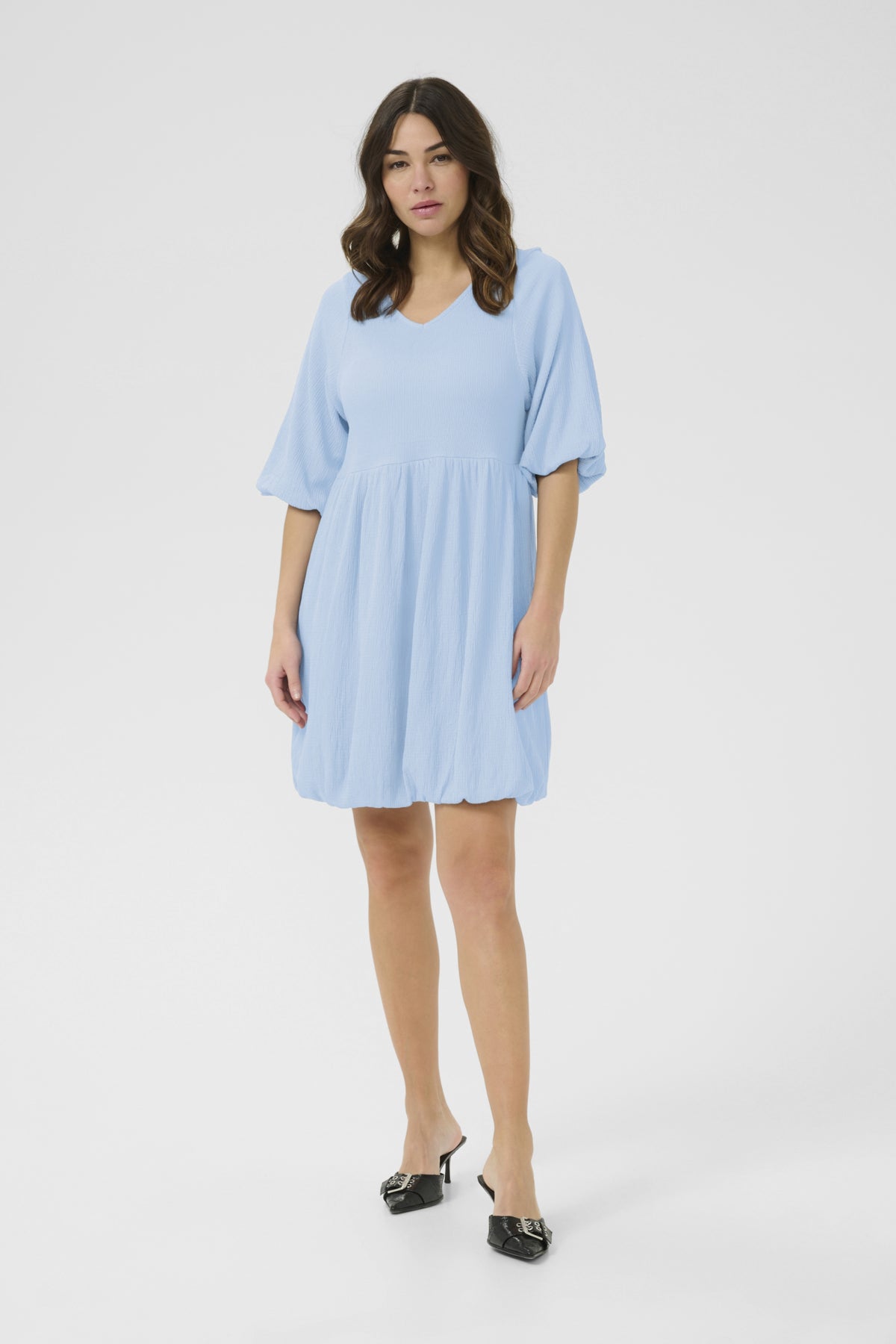 KAnani Balloon Dress Soft Chambray - 10509833