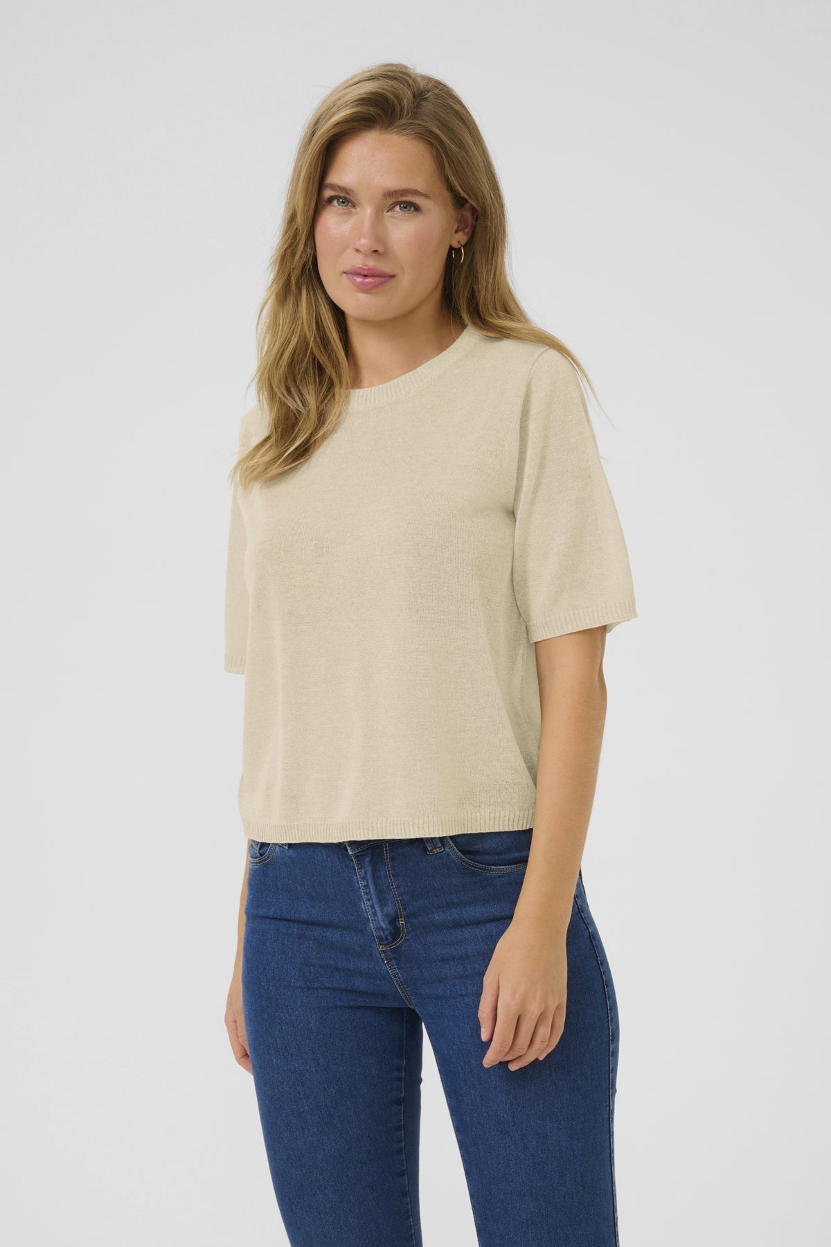 KAlinn Knit Pullover Feather Gray Melange - 10509844