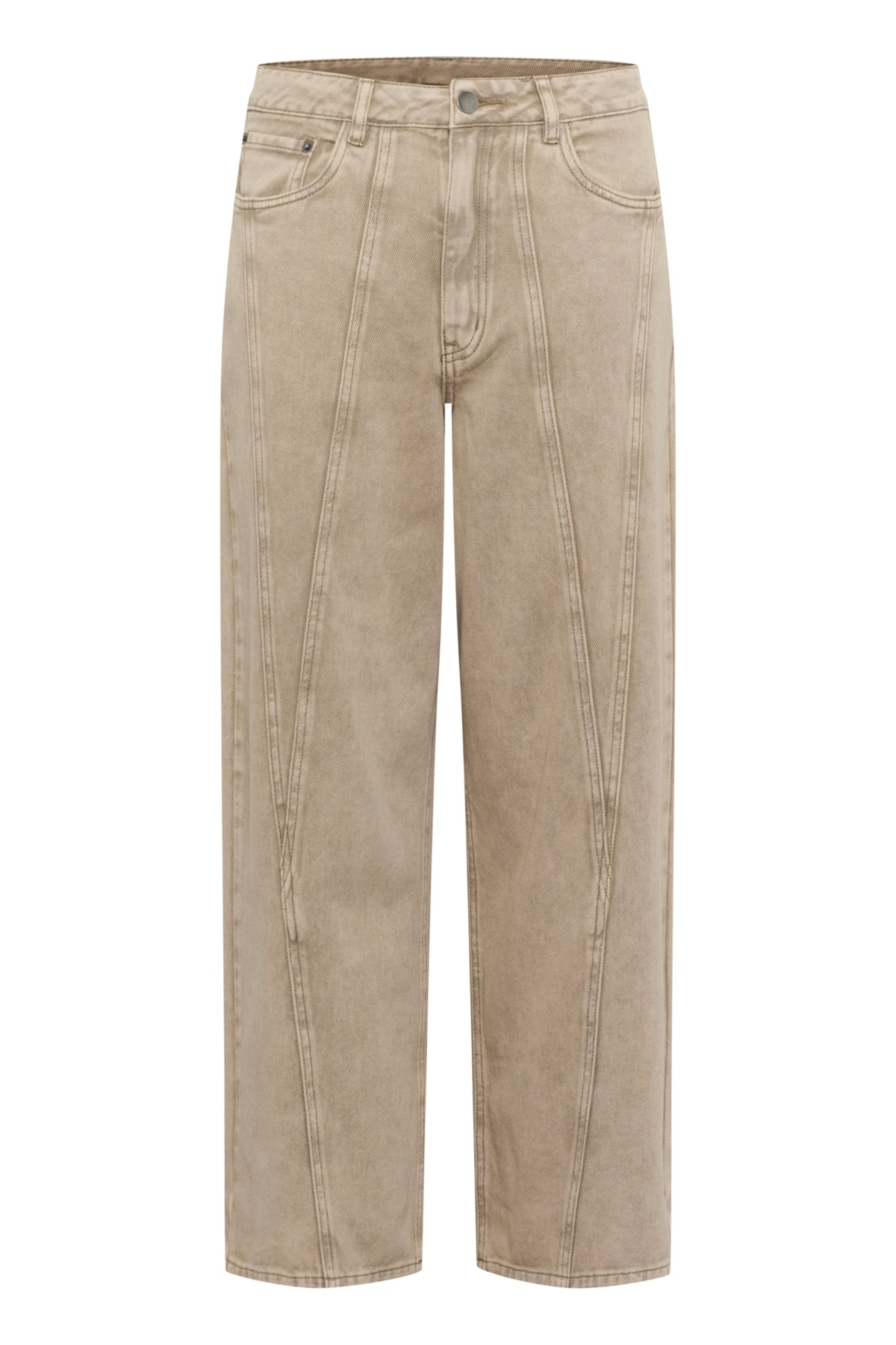 KArania HW Jeans Washed Light Brown Denim - 10509867