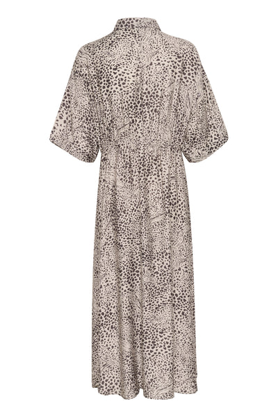 KAdebra Shirt Dress Abstract Leopard - 10509874 Thumbnail